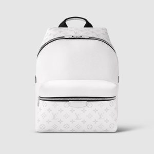 M30953 LV Discovery Backpack Optic White Monogram coated canvas Leather