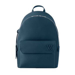 M23735 Louis Vuitton Takeoff Backpack Atlantic Blue Cowhide leather