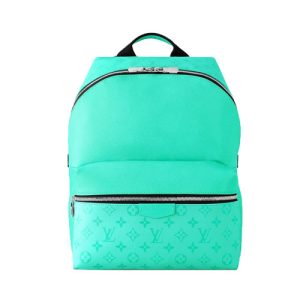 M30869 LV Discovery Backpack Miami Green Monogram coated canvas and Taiga cowhide Leather